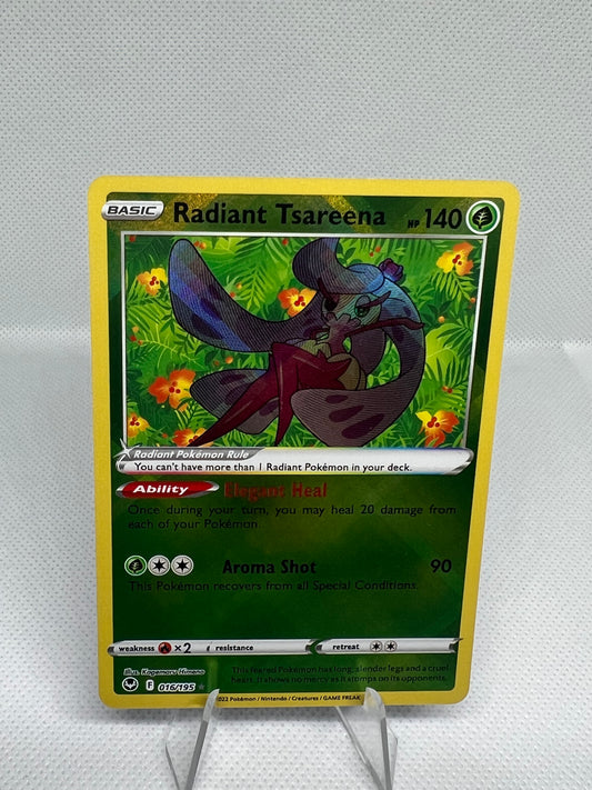 Radiant Tsareena 016/195 Silver Tempest Ultra Rare Holo