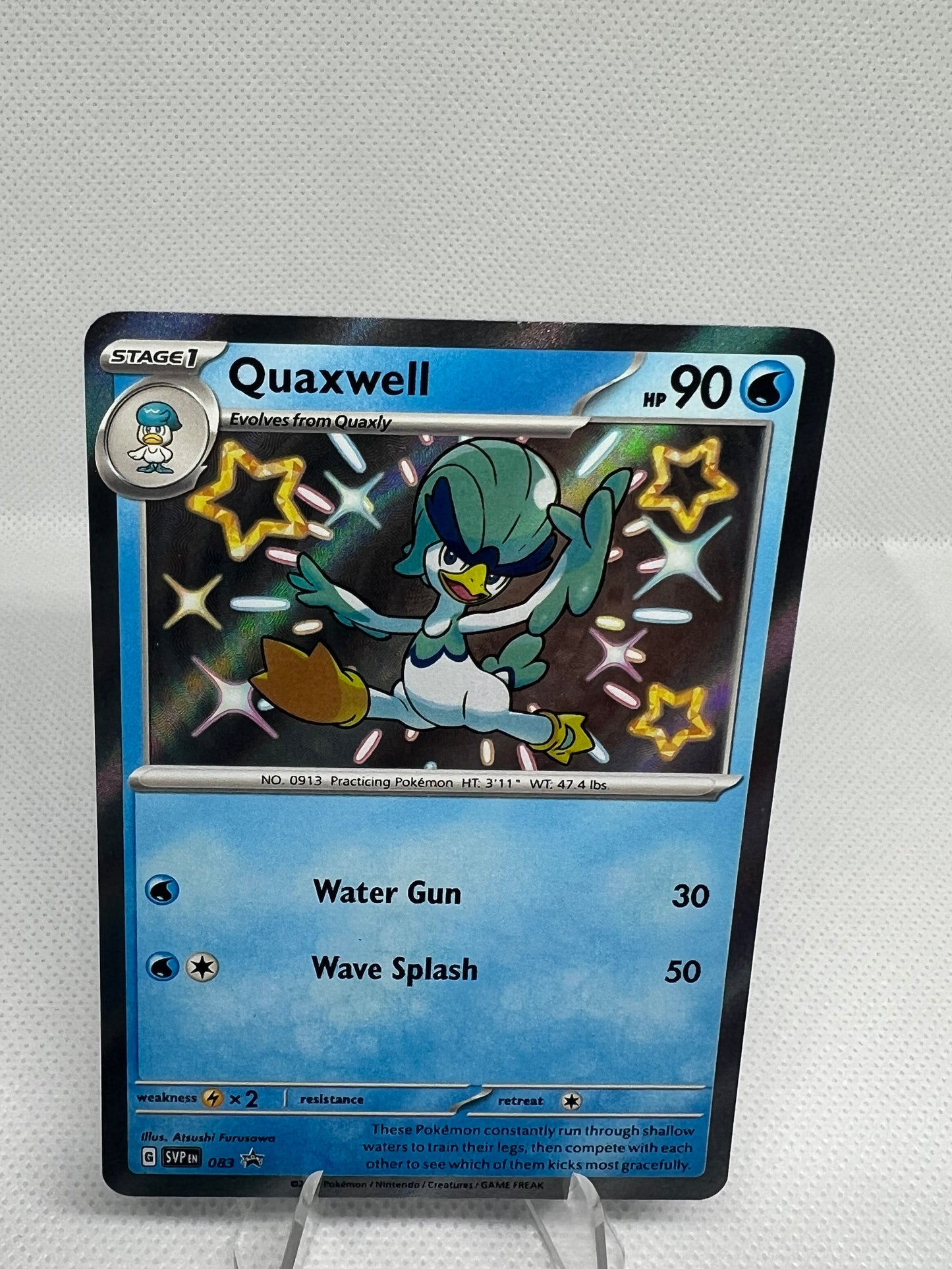 Quaxwell (Shiny) - SVP083 Scarlet & Violet Promo Cards Pokemon TCG