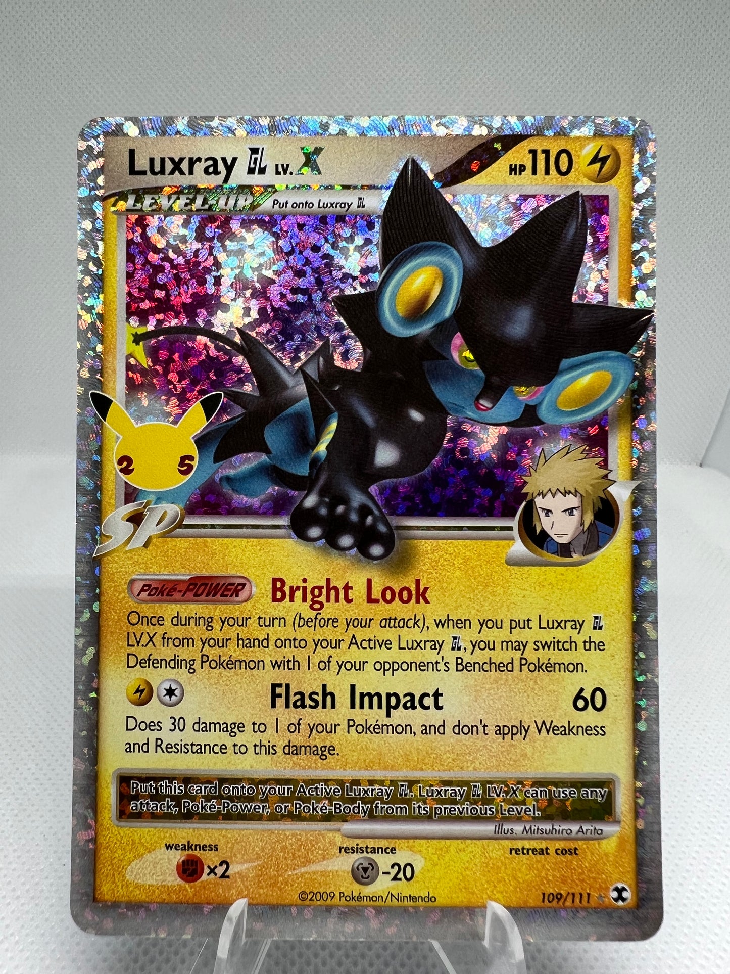 Luxray Lv X 109/11 Pokémon 25th anniversary