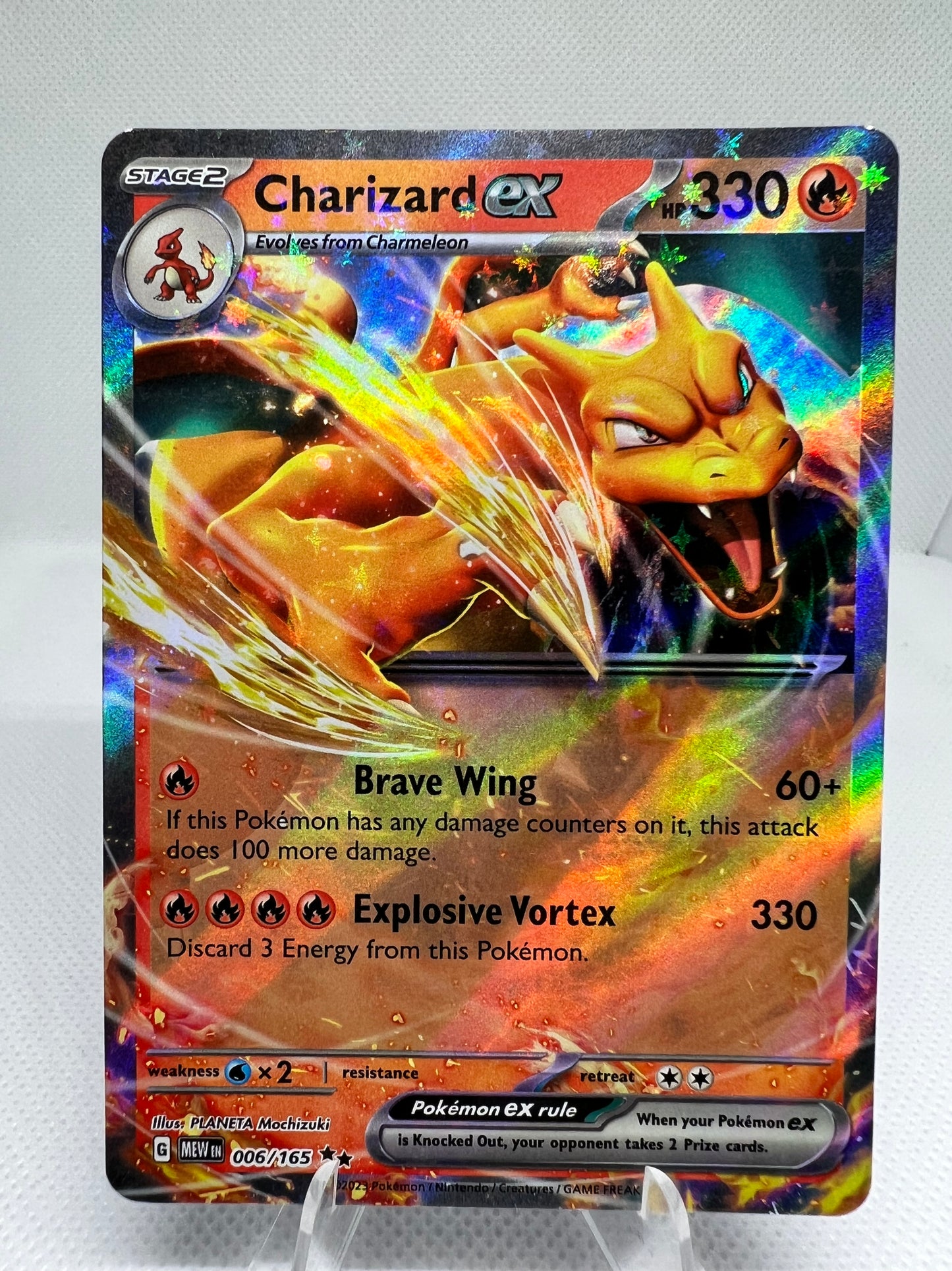 Charizard ex 006/165 Sv: Scarlet & Violet 151 Holo