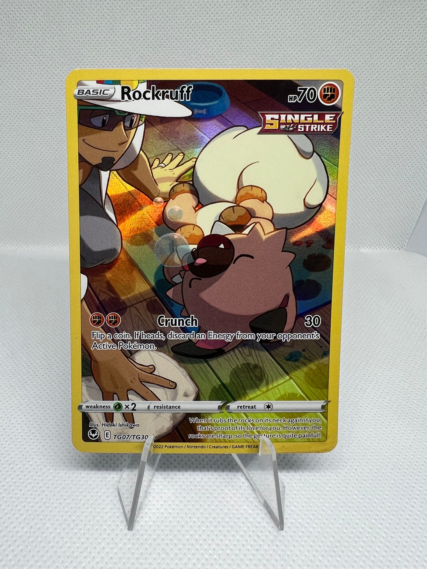Rockruff TG07/TG30 - Silver Tempest - Trainer Gallery