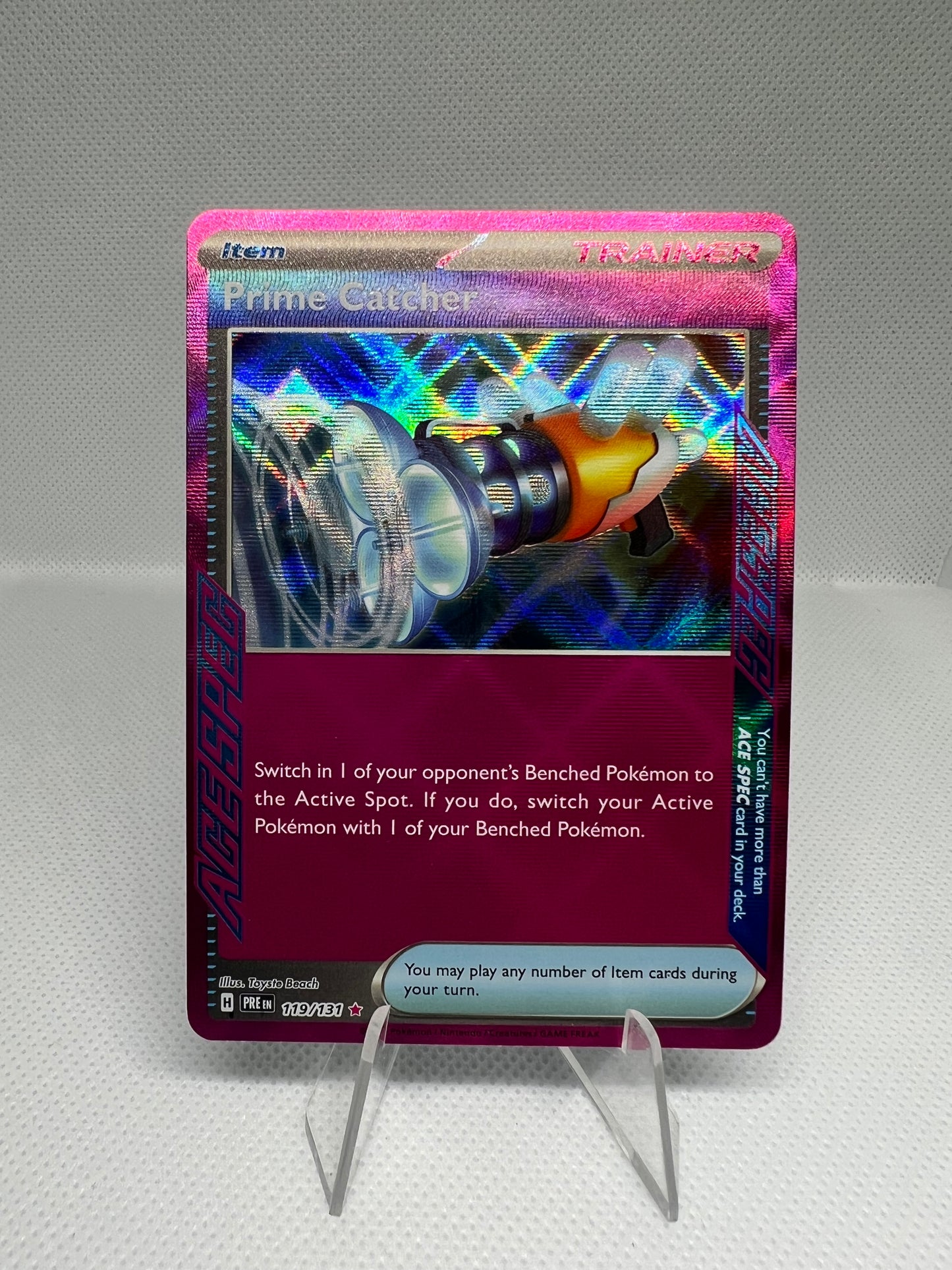 Prime Catcher 119/131 Pokemon TCG Prismatic Evolutions Ace Spec