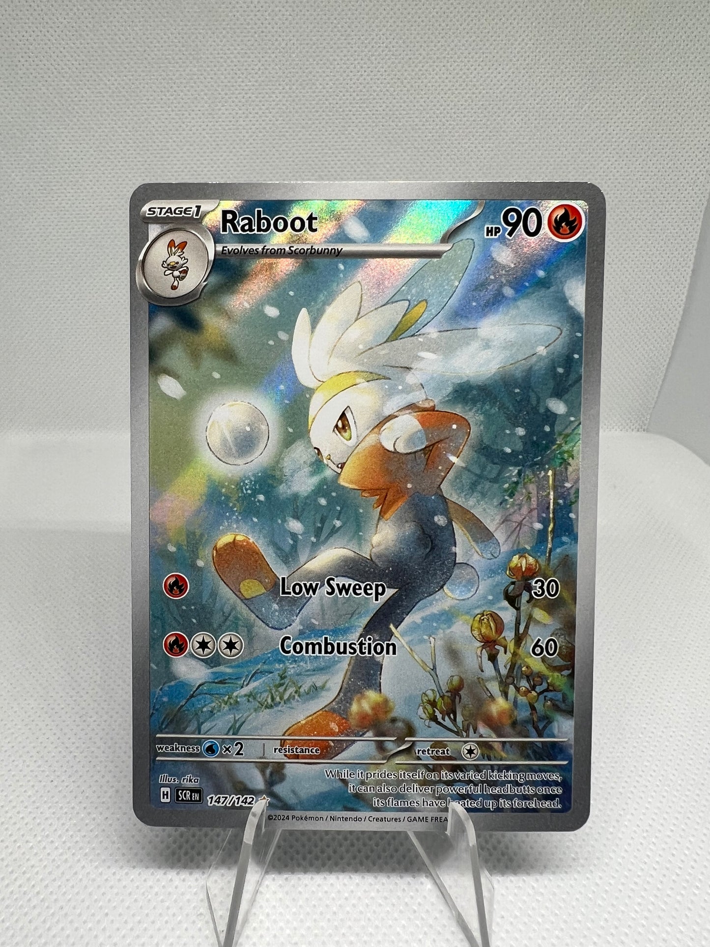 Raboot 147/142 Sv07: Stellar Crown Holo Illustration Rare