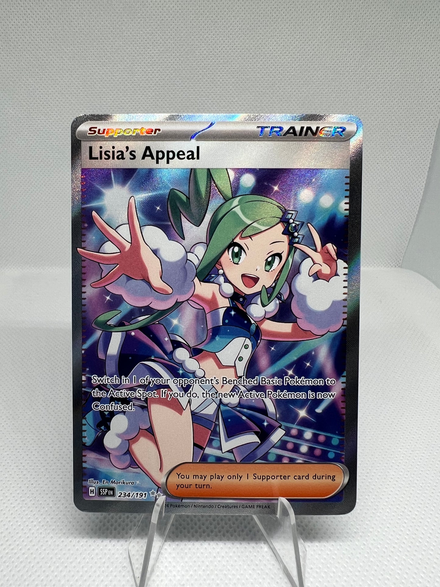Lisia's Appeal Pokemon Surging Sparks 234/191 Full Art Ultra Rare