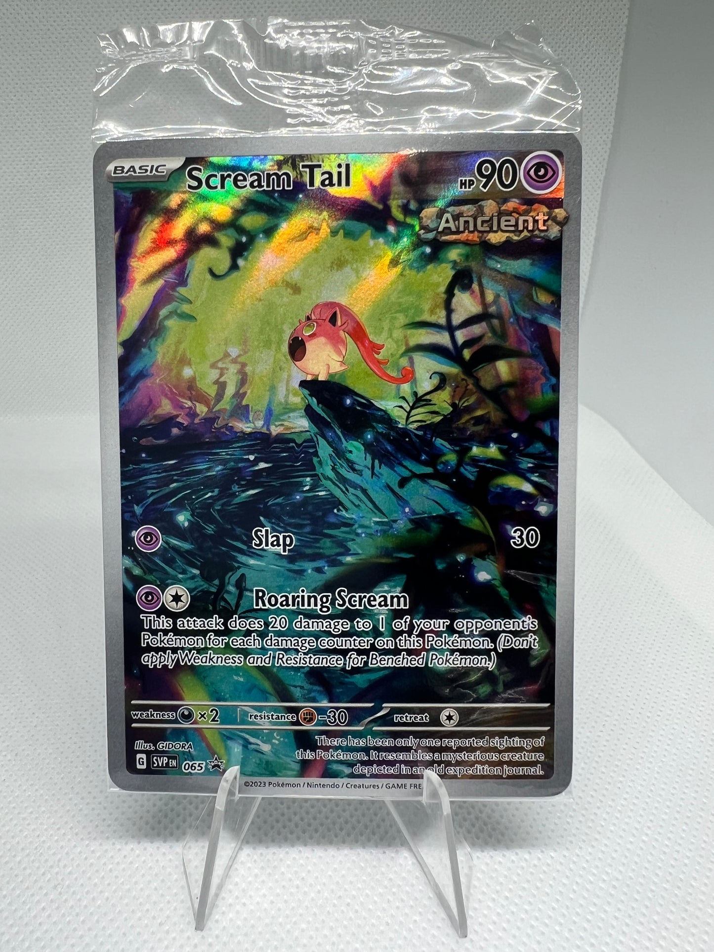 Scream Tail 065 Paradox Rift Black Star Promo Card SEALED
