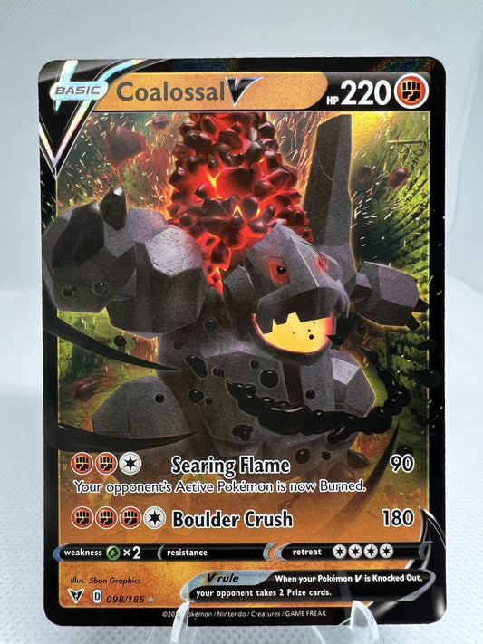 Coalossal V 098/185 Ultra Rare - 2020 Pokemon Vivid Voltage
