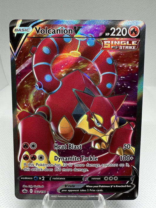 Volcanion V 162/198 Chilling Reign Ultra Rare Full Art Holo NM