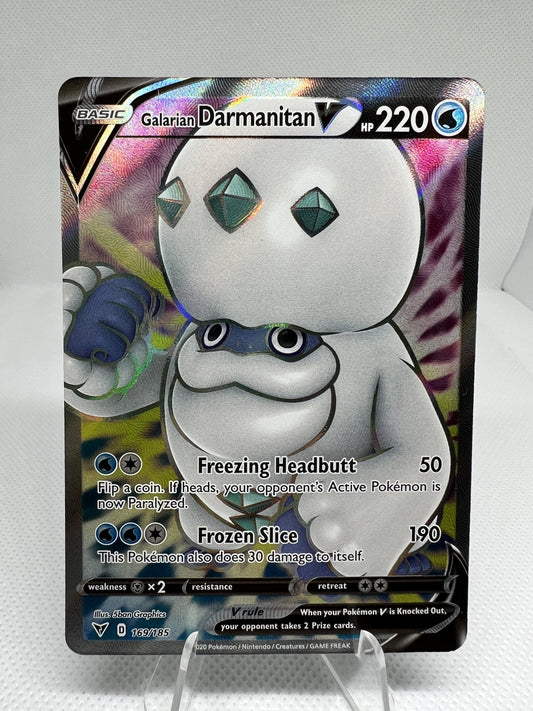 Galarian Darmanitan V (Full Art) Vivid Voltage 169/185 Ultra Rare