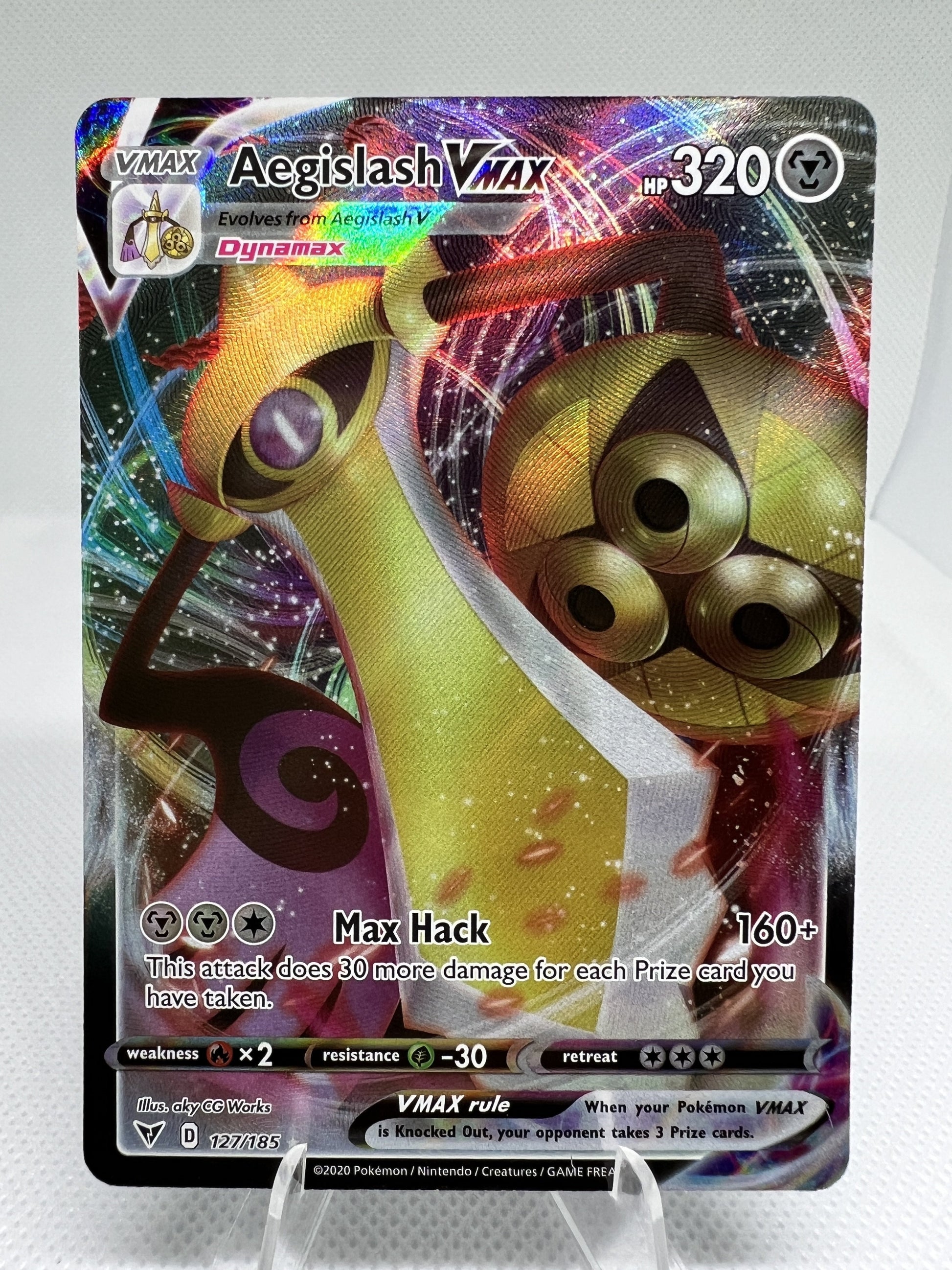 Aegislash VMAX 127/185 Vivid Voltage Ultra Rare Pokemon TCG – Poke-Sky zone