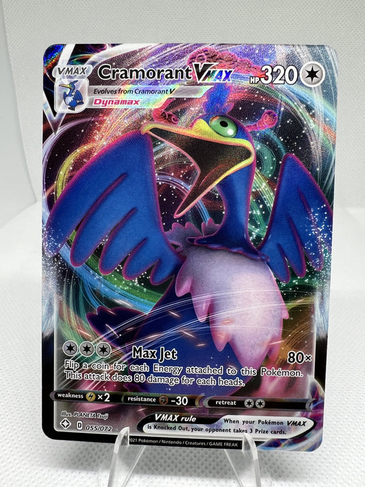 Cramorant VMAX 055/072 Shining Fates Ultra Rare Holo Pokemon TCG Card