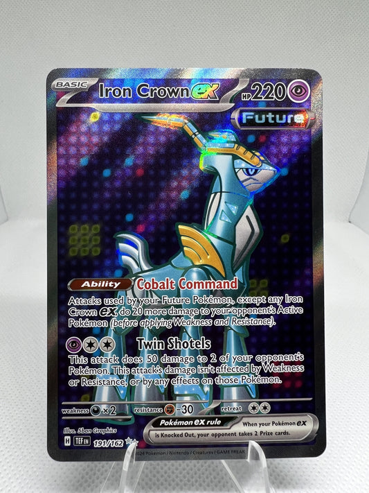 Iron Crown ex 191/162 Ultra Rare Full Art Temporal Forces