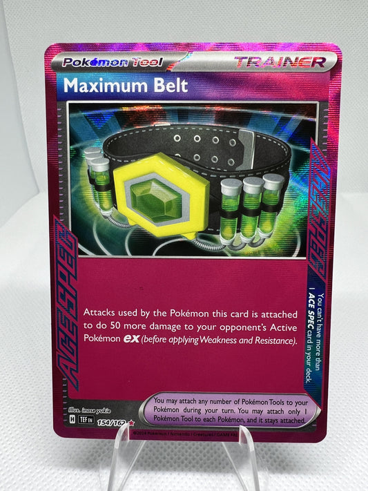 Maximum Belt 154/162 Ace Spec Trainer Rare S&VTemporal Forces