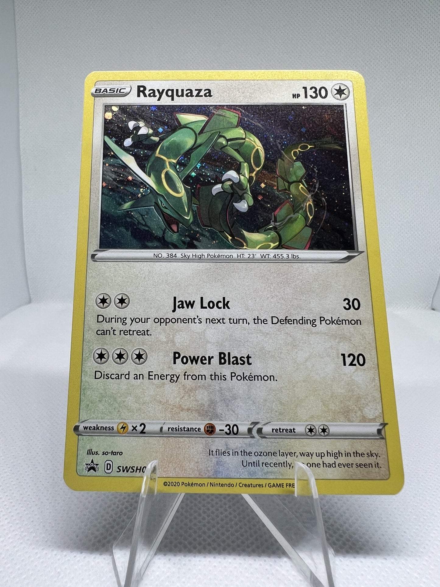 Rayquaza Swsh029 Holo Black Star Promo