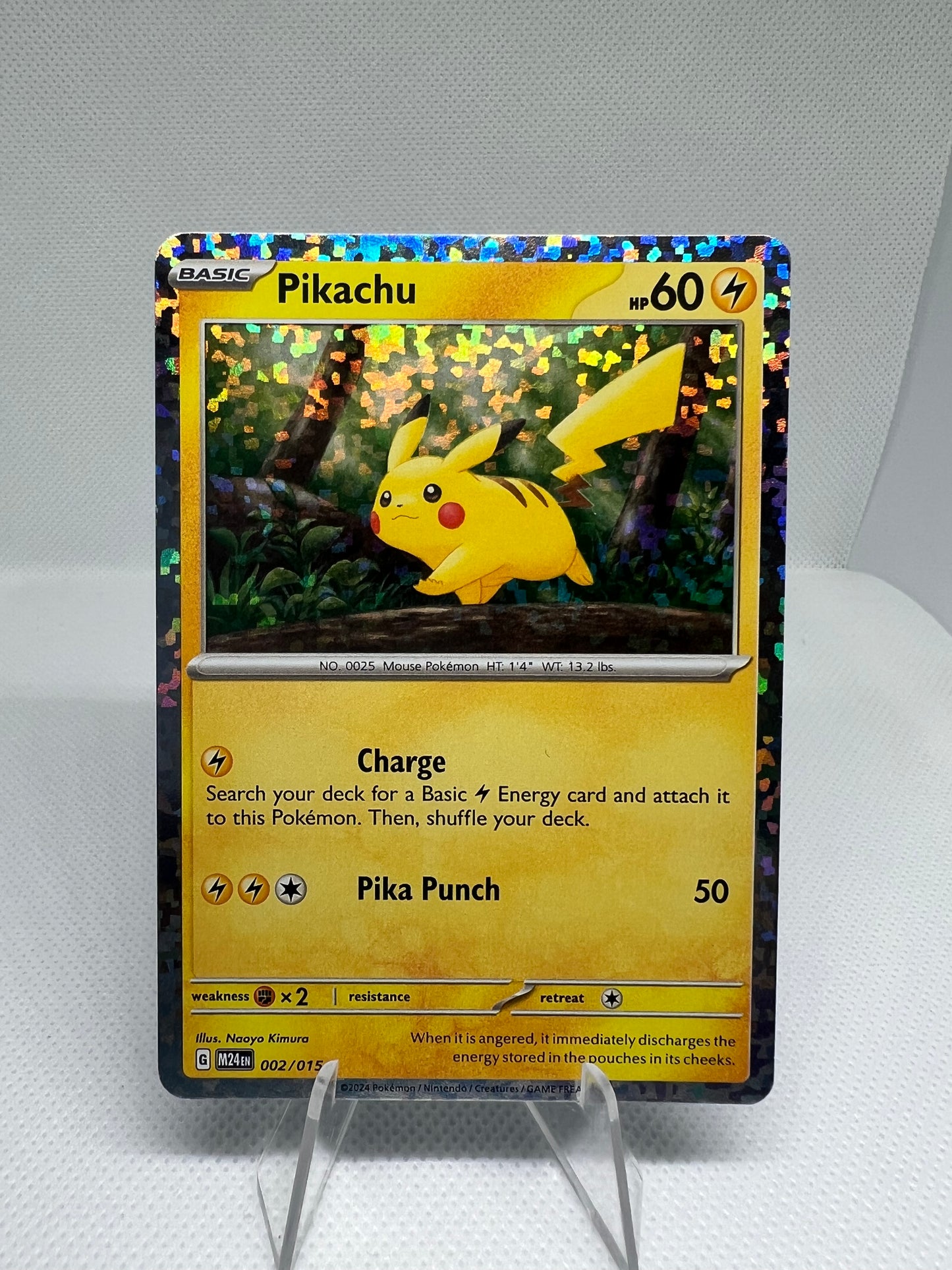 Pikachu - Holo - Pokemon TCG McDonald's 2024 Promo #002/015