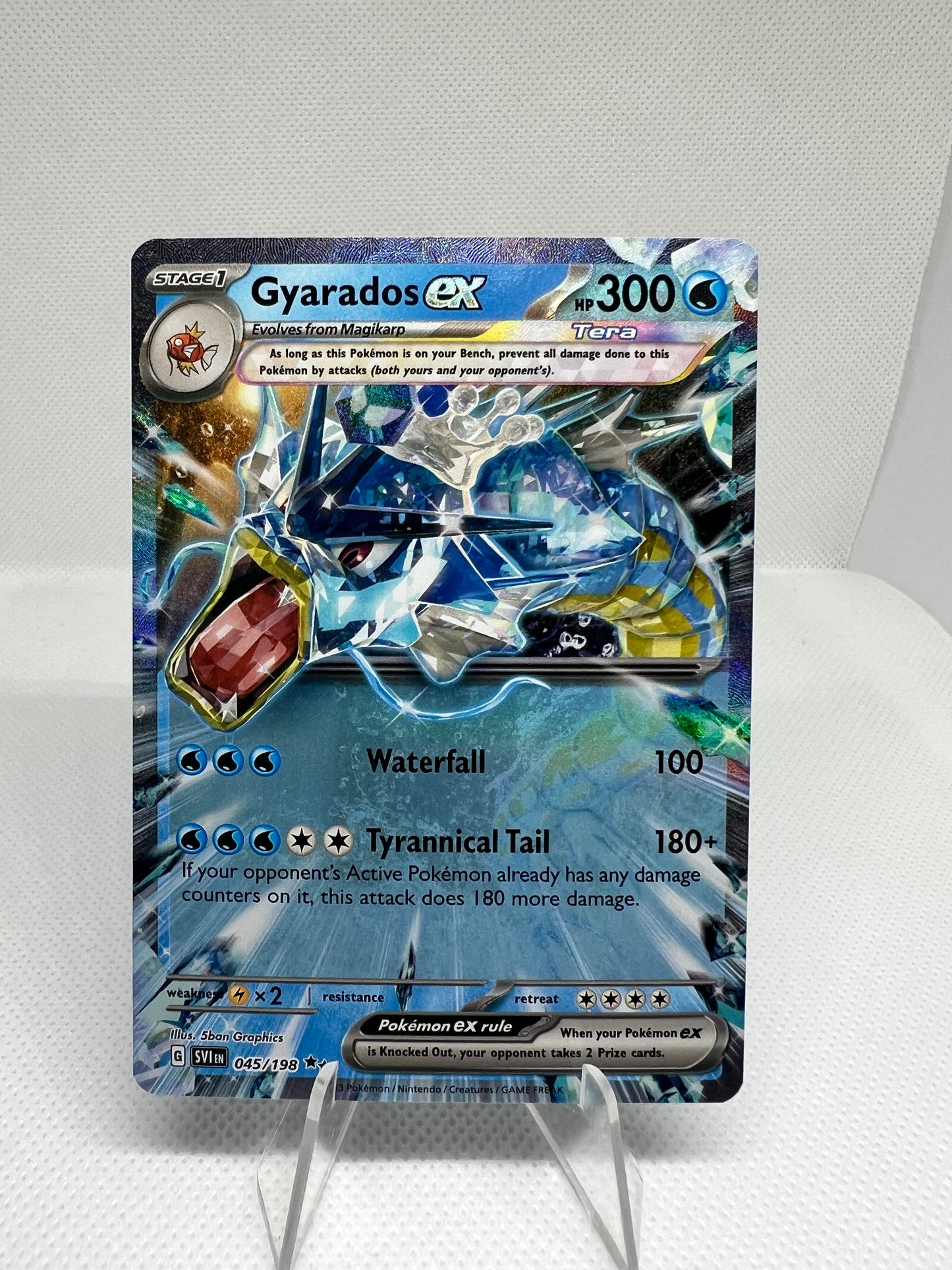 Gyarados ex #45 [Double Rare] Pokemon TCG Scarlet & Violet Base