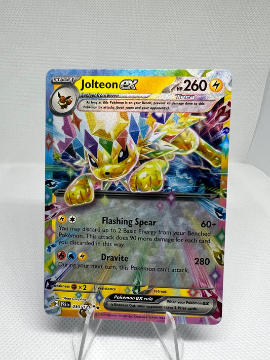 Jolteon ex 030/131 Holo Prismatic Evolutions Pokémon Card