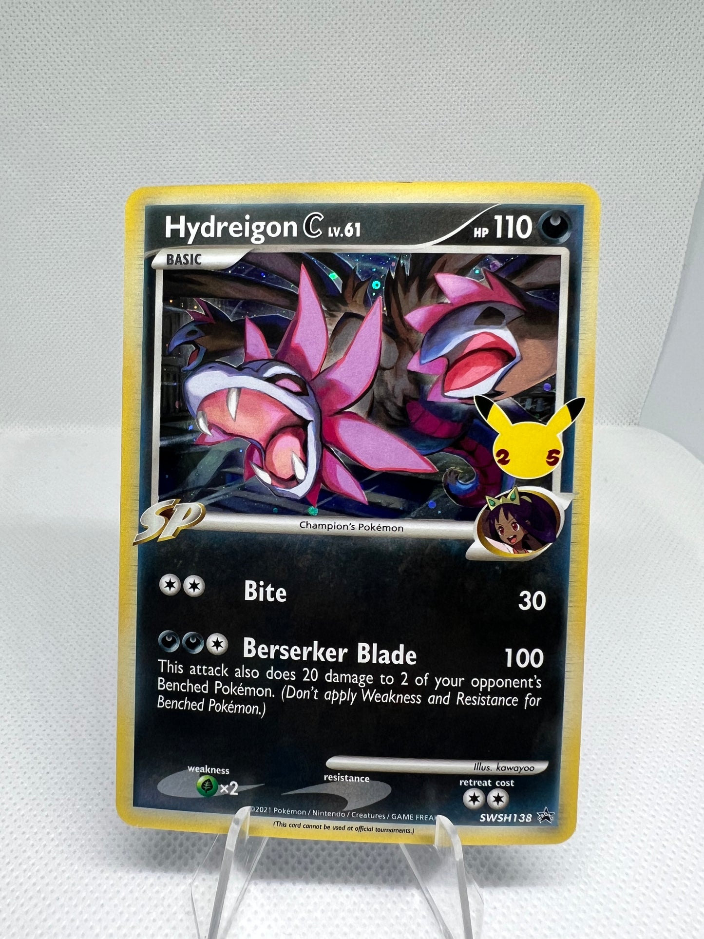 Hydreigon C lv.61 #SWSH138 Promo SWSH: Sword & Shield Promo Cards
