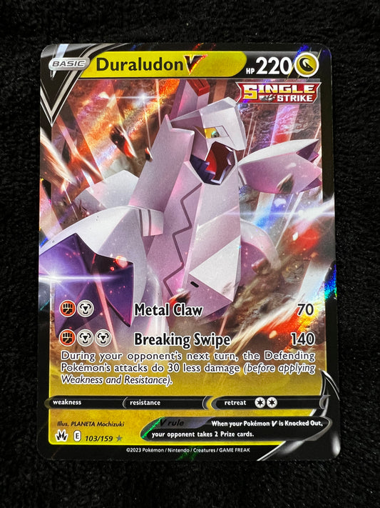 Duraludon V 103/159 Ultra Rare Crown Zenith Pokemon TCG