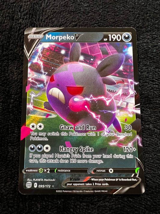Morpeko-V 95/172 in Portuguese Brilliant Stars Pokémon TCG