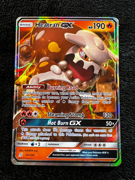 Heatran GX 25/236 Ultra Rare Unified Minds Pokemon TCG