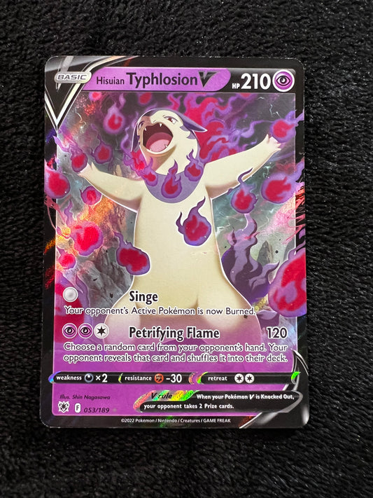 Hisuian Typhlosion V - 053/189 Ultra Rare Astral Radiance NM Pokemon TCG