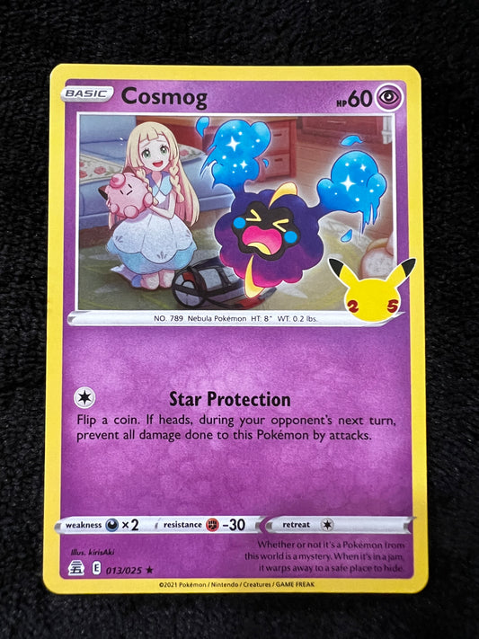 Cosmog - Cosmoem - Lunala Pokemon Celebrations 25th Anniversary