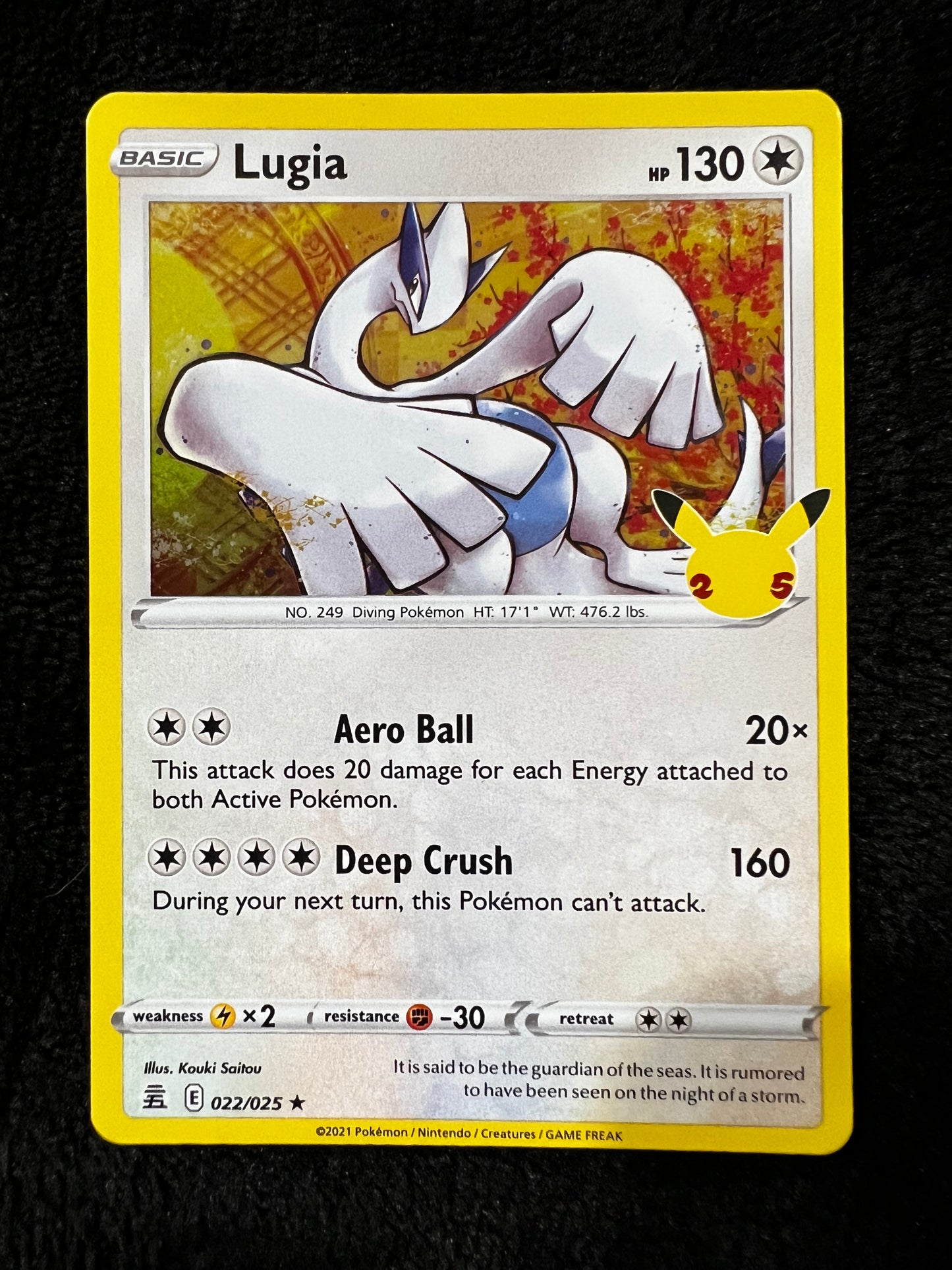 Ho-Oh 001/025 Lugia 022/025 Celebrations Pokemon TCG