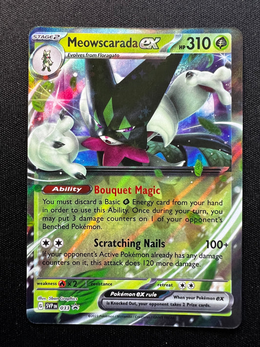 Meowscarada ex SVP 033 Black Star Promo NM