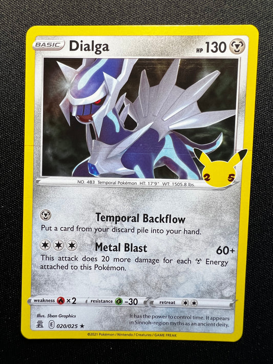 Dialga  Palkia Celebrations 25th Anniversary Holo Rare Pokemon