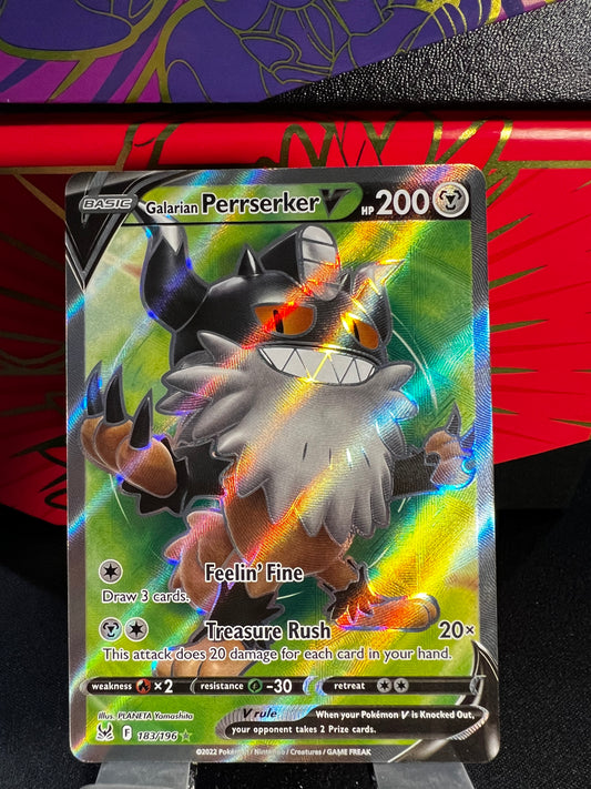 Galarian Perrserker V | Lost Origin | Full Art Rare