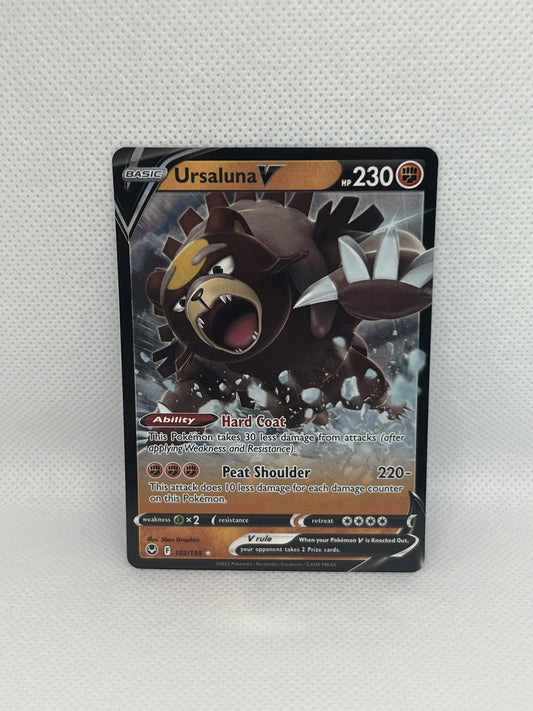 Ursaluna V -Pokemon TCG. 102/195 Silver Tempest NM/M