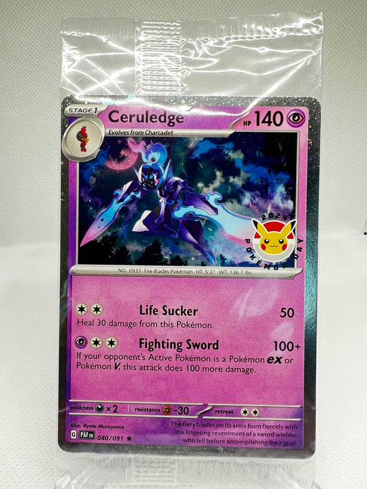 Ceruledge 040/091 Pokemon Day 2024 Stamp Rare Promo Sealed