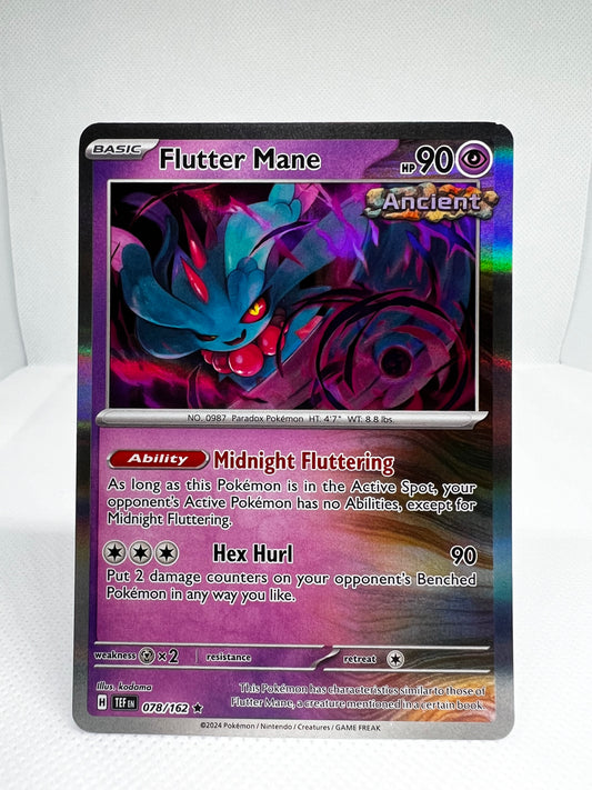 Flutter Mane-078/162 Holo Rare Temporal Forces Pokemon Card