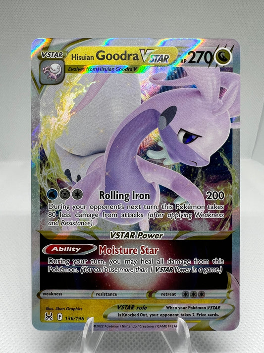 Hisuian Goodra VSTAR Sword & Shield - Lost Origin 136/196 Holo Ultra