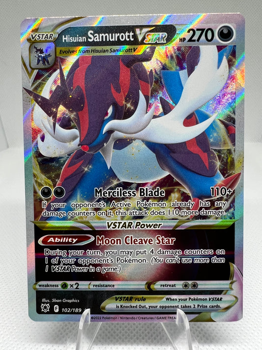 Astral Radiance Hisuian Samurott Vstar 102/189 Ultra Rare