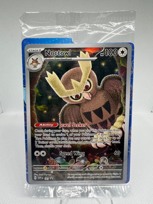 Noctowl SVP 141 S&V - Stellar Crown Black Star Promo *SEALED* Holo